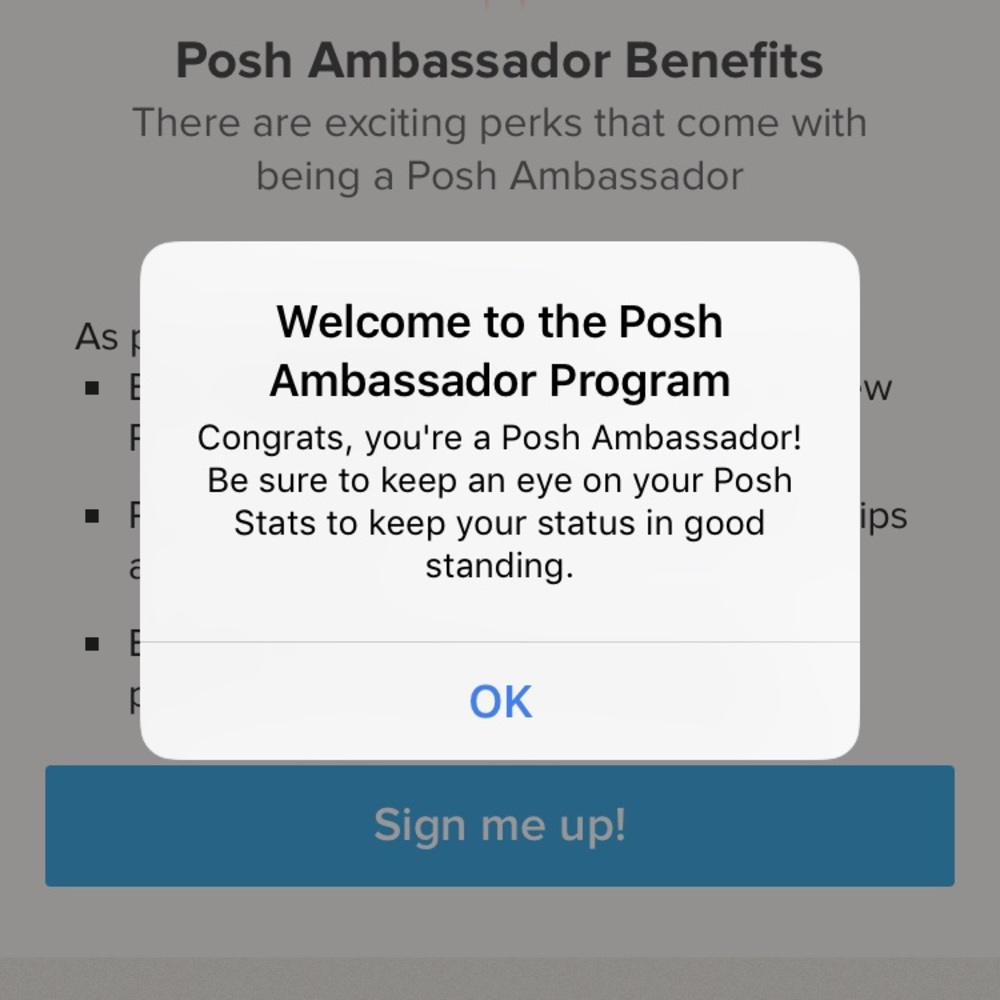 Posh ambassador!✨✨✨